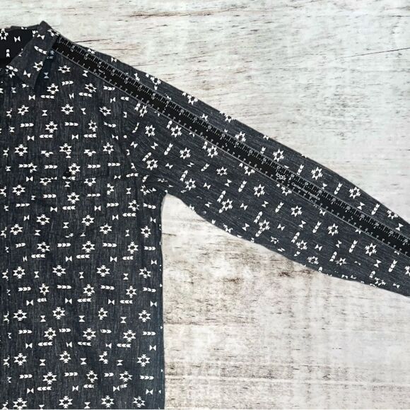Shouthouse M Long Sleeve Aztec Print Shirt - Picture 3 of 5